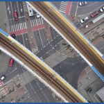 Orthophotomaps correlate with project documentation and real estate cadastre data.