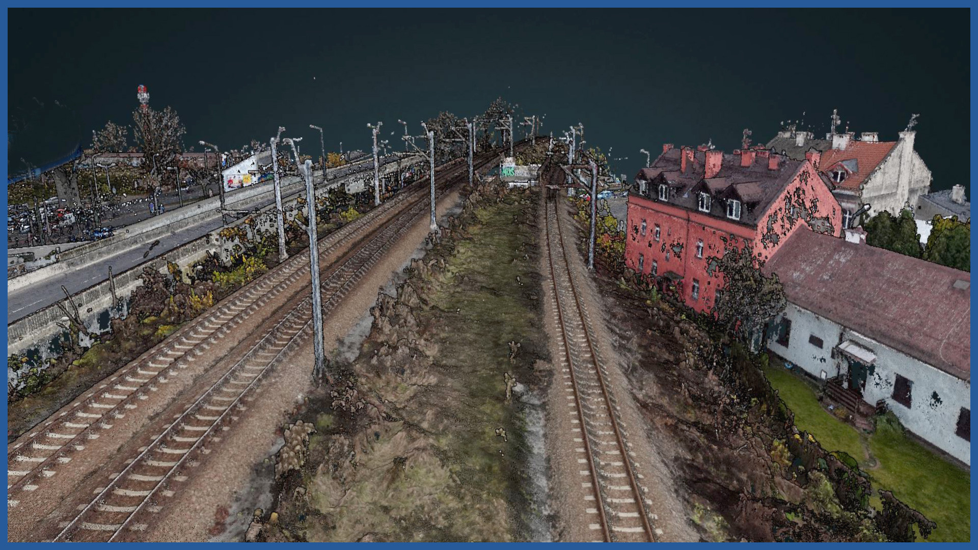 Documentation is being created to record the railroad and its surroundings before the investment process begins.