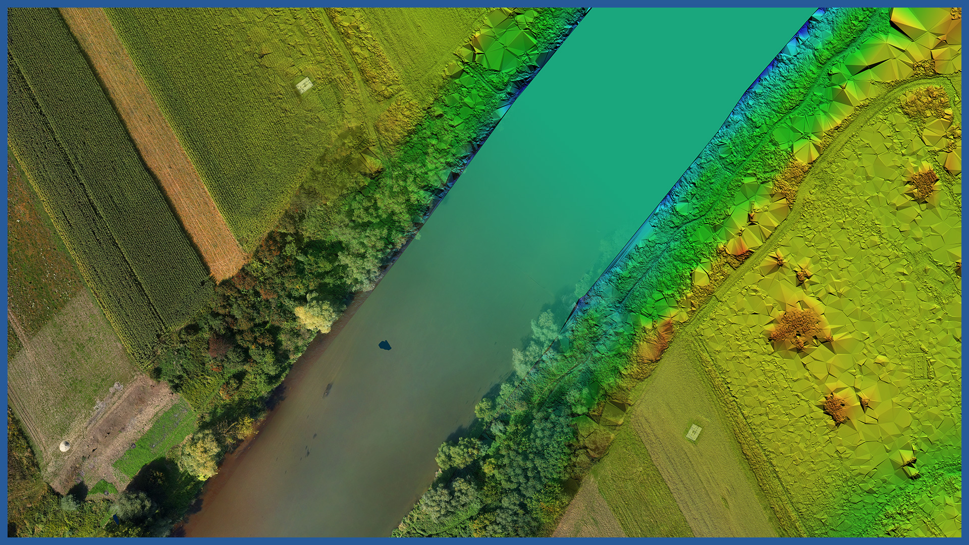 We use LIDAR scanning and low-altitude photogrammetry to acquire high-resolution orthophotomaps and numerical terrain models.